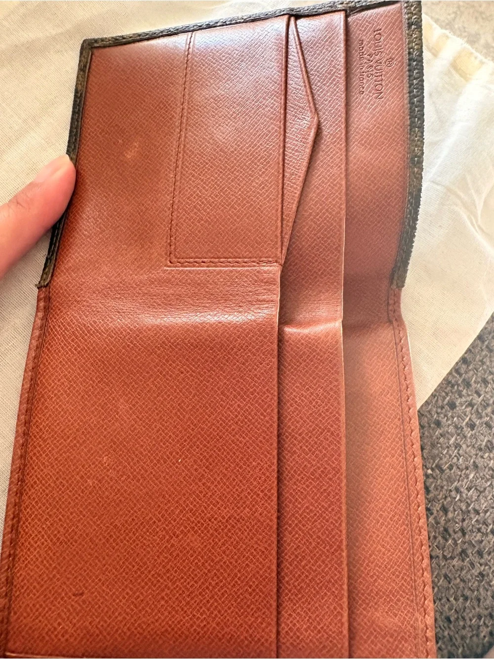 Vintage Louis Vuitton Monogram Compact Wallet made in France